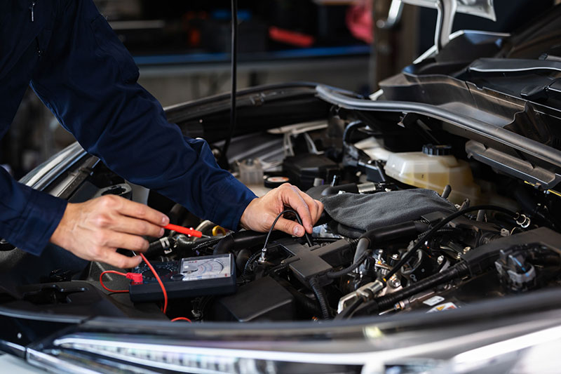 Mechanic General Maintenance on Car